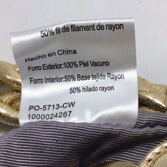 ELLIOTT LUCCA RARE CALYPSO COLORBLOCKED LEATHER CLUTCH - Picture 8 of 11